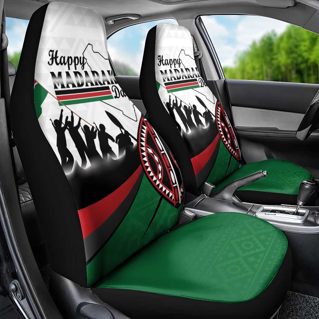 Kenya Car Seat Cover Madaraka Day - Maasai Shield