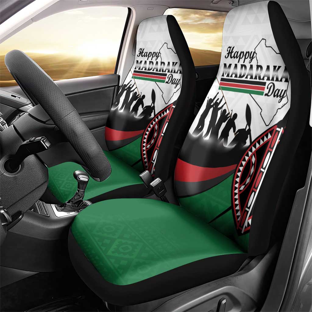 Kenya Car Seat Cover Madaraka Day - Maasai Shield