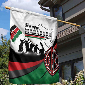 Kenya Garden Flag Madaraka Day - Maasai Shield