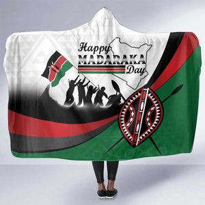 Kenya Hooded Blanket Madaraka Day - Maasai Shield