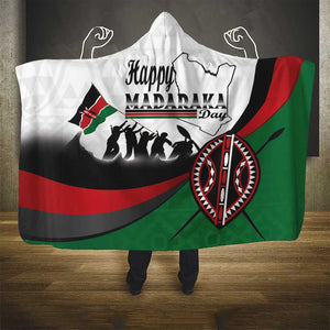 Kenya Hooded Blanket Madaraka Day - Maasai Shield