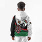 Personalised Kenya Kid Hoodie Madaraka Day - Maasai Shield