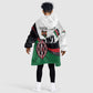 Personalised Kenya Kid Wearable Blanket Hoodie Madaraka Day - Maasai Shield