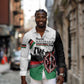 Personalised Kenya Long Sleeve Button Shirt Madaraka Day - Maasai Shield