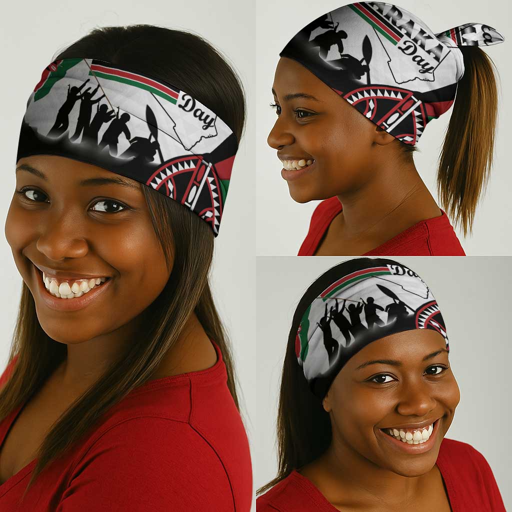 Kenya Neck Gaiter Madaraka Day - Maasai Shield LT15