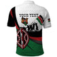 Personalised Kenya Polo Shirt Madaraka Day - Maasai Shield
