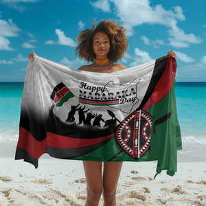 Kenya Sarong Madaraka Day - Maasai Shield