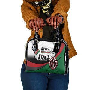 Kenya Shoulder Handbag Madaraka Day - Maasai Shield