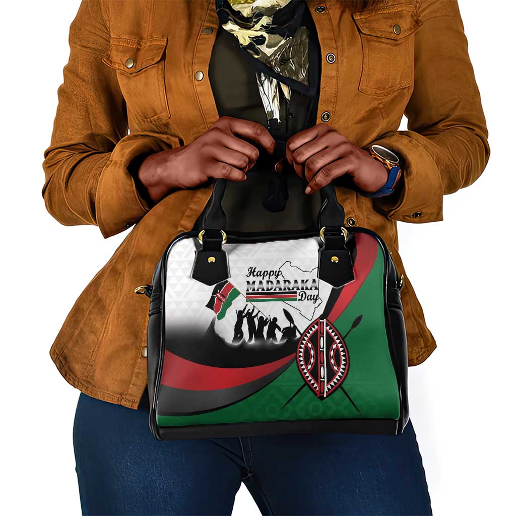 Kenya Shoulder Handbag Madaraka Day - Maasai Shield