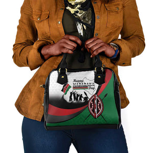 Kenya Shoulder Handbag Madaraka Day - Maasai Shield