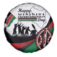 Kenya Spare Tire Cover Madaraka Day - Maasai Shield
