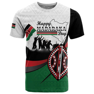 Personalised Kenya T shirt Madaraka Day - Maasai Shield