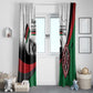 Kenya Window Curtain Madaraka Day - Maasai Shield