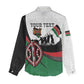 Personalised Kenya Women Casual Shirt Madaraka Day - Maasai Shield