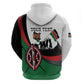 Personalised Kenya Zip Hoodie Madaraka Day - Maasai Shield