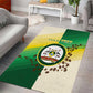 Personalised Nairobi Kenya Area Rug Coat Of Arms With Coffee
