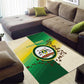 Personalised Nairobi Kenya Area Rug Coat Of Arms With Coffee