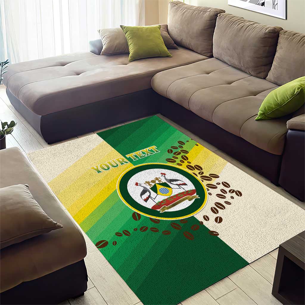 Personalised Nairobi Kenya Area Rug Coat Of Arms With Coffee