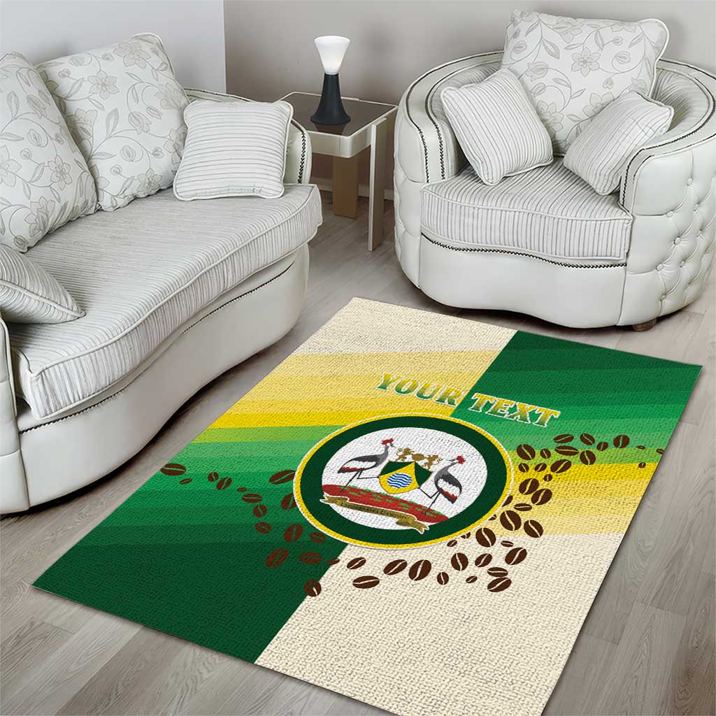 Personalised Nairobi Kenya Area Rug Coat Of Arms With Coffee