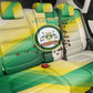 Personalised Nairobi Kenya Back Car Seat Cover Coat Of Arms With Coffee