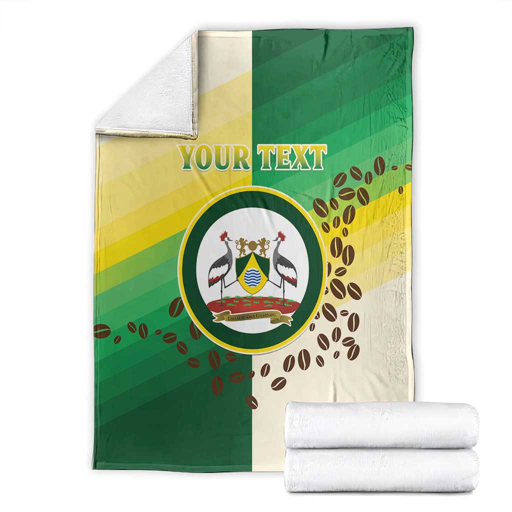 Personalised Nairobi Kenya Blanket Coat Of Arms With Coffee
