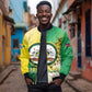 Personalised Nairobi Kenya Bomber Jacket Coat Of Arms With Coffee