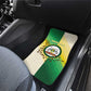Personalised Nairobi Kenya Car Mats Coat Of Arms With Coffee