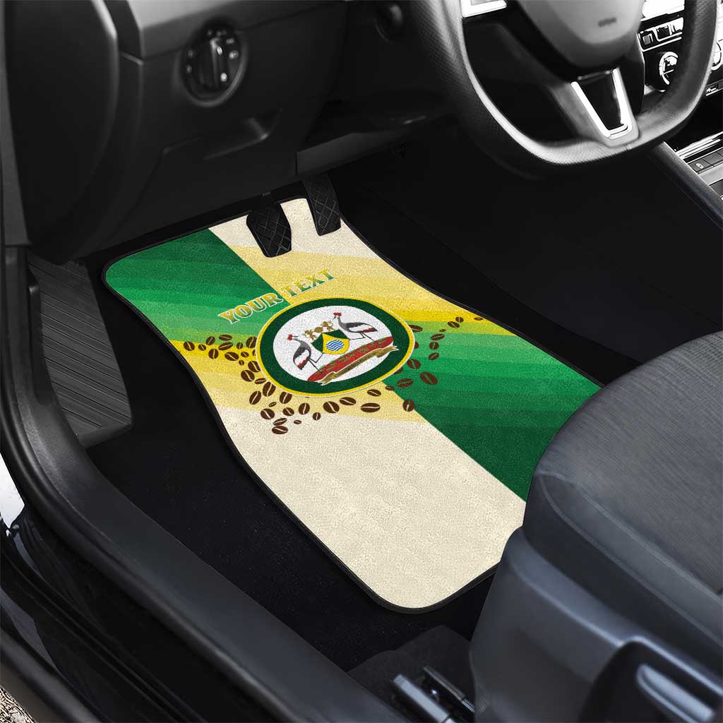 Personalised Nairobi Kenya Car Mats Coat Of Arms With Coffee