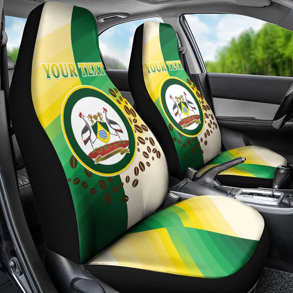 Personalised Nairobi Kenya Car Seat Cover Coat Of Arms With Coffee