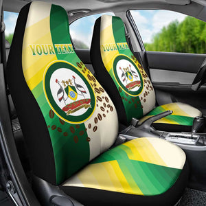 Personalised Nairobi Kenya Car Seat Cover Coat Of Arms With Coffee