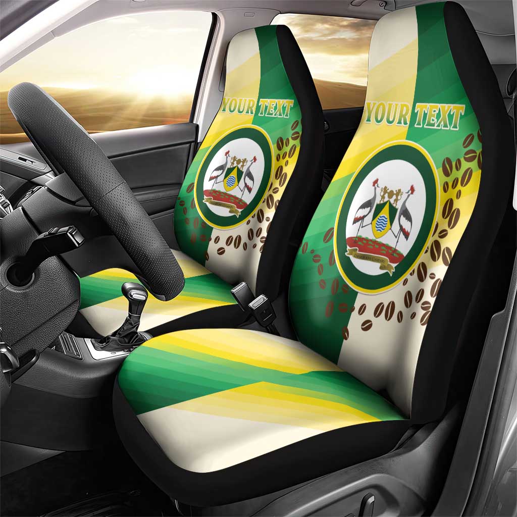 Personalised Nairobi Kenya Car Seat Cover Coat Of Arms With Coffee