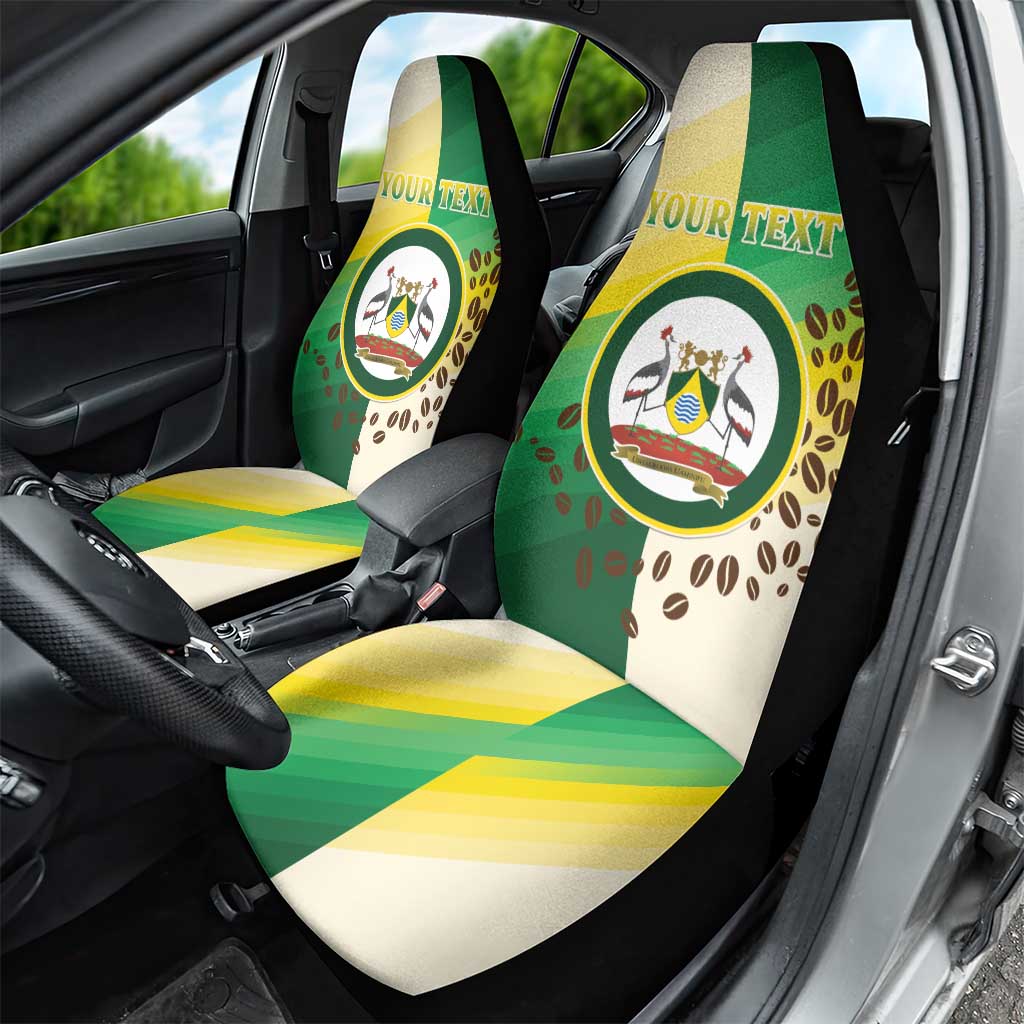 Personalised Nairobi Kenya Car Seat Cover Coat Of Arms With Coffee
