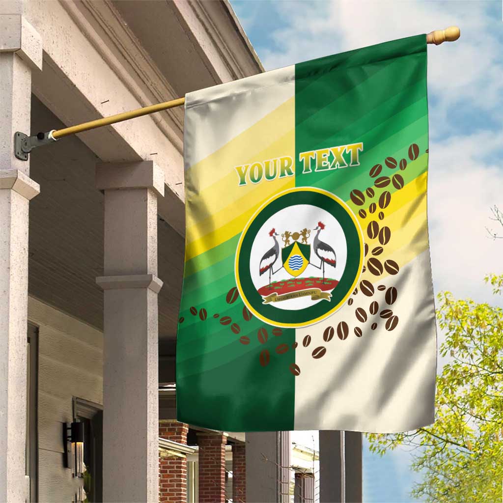 Personalised Nairobi Kenya Garden Flag Coat Of Arms With Coffee