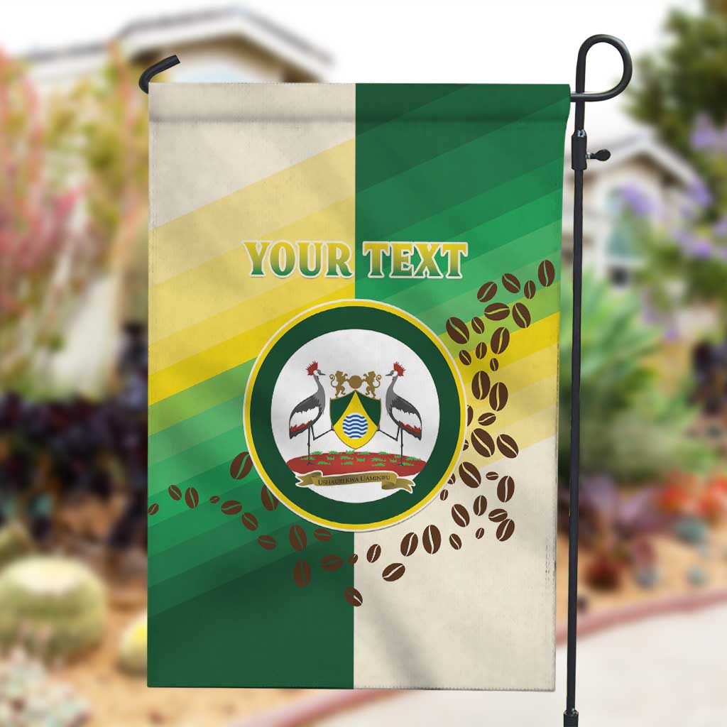 Personalised Nairobi Kenya Garden Flag Coat Of Arms With Coffee