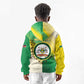 Personalised Nairobi Kenya Kid Hoodie Coat Of Arms With Coffee