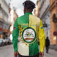 Personalised Nairobi Kenya Long Sleeve Button Shirt Coat Of Arms With Coffee