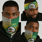 Personalised Nairobi Kenya Neck Gaiter Coat Of Arms Coffee LT15