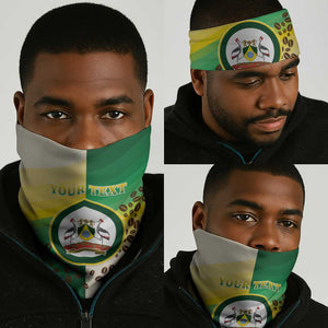 Personalised Nairobi Kenya Neck Gaiter Coat Of Arms Coffee LT15