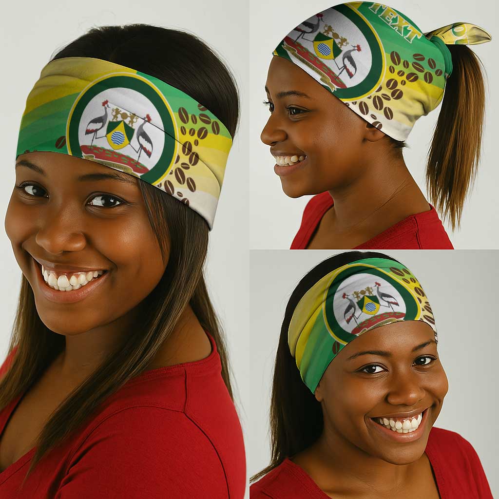 Personalised Nairobi Kenya Neck Gaiter Coat Of Arms Coffee LT15