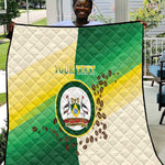 Personalised Nairobi Kenya Quilt Coat Of Arms With Coffee