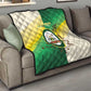 Personalised Nairobi Kenya Quilt Coat Of Arms With Coffee