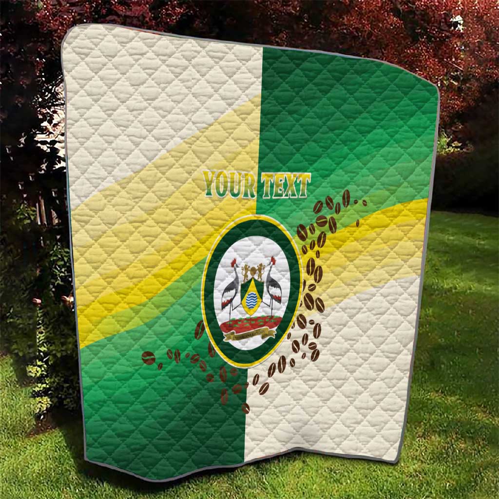 Personalised Nairobi Kenya Quilt Coat Of Arms With Coffee