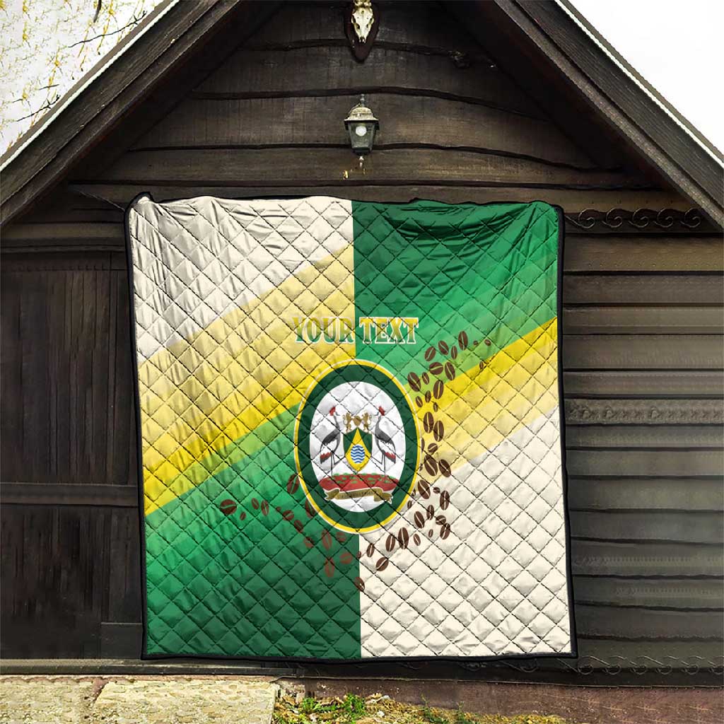Personalised Nairobi Kenya Quilt Coat Of Arms With Coffee