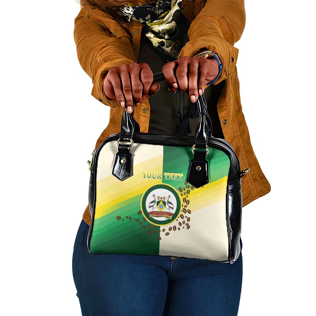 Personalised Nairobi Kenya Shoulder Handbag Coat Of Arms With Coffee