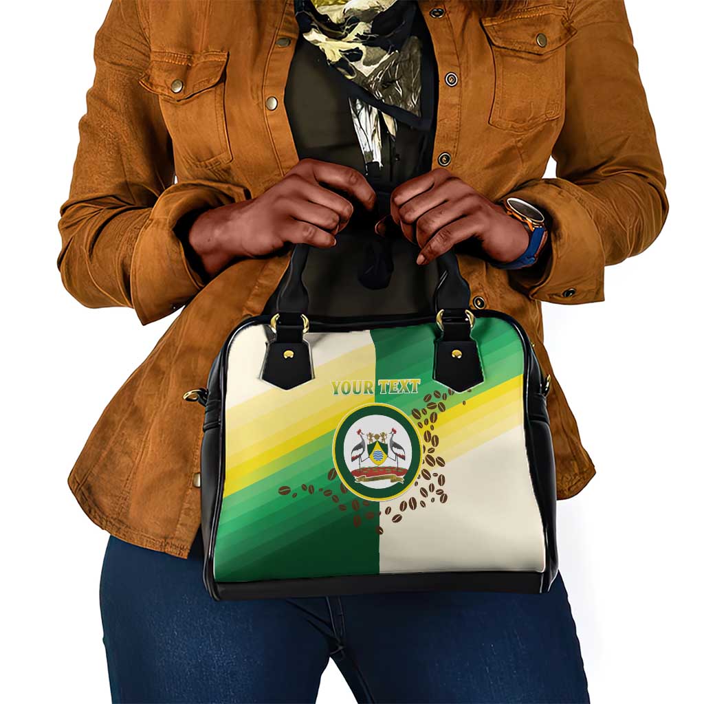 Personalised Nairobi Kenya Shoulder Handbag Coat Of Arms With Coffee
