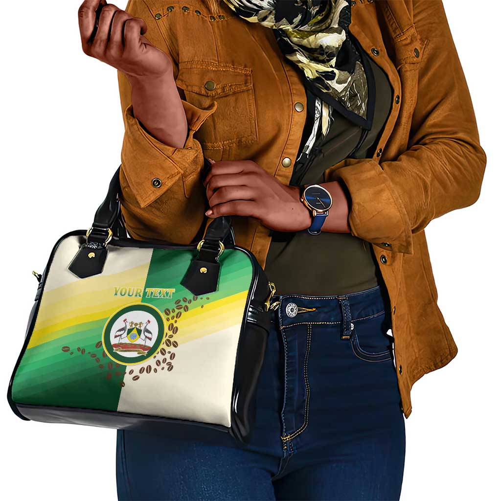 Personalised Nairobi Kenya Shoulder Handbag Coat Of Arms With Coffee