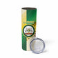 Personalised Nairobi Kenya Skinny Tumbler Coat Of Arms With Coffee