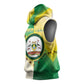 Personalised Nairobi Kenya Sleeveless Hoodie Coat Of Arms With Coffee - African Pride