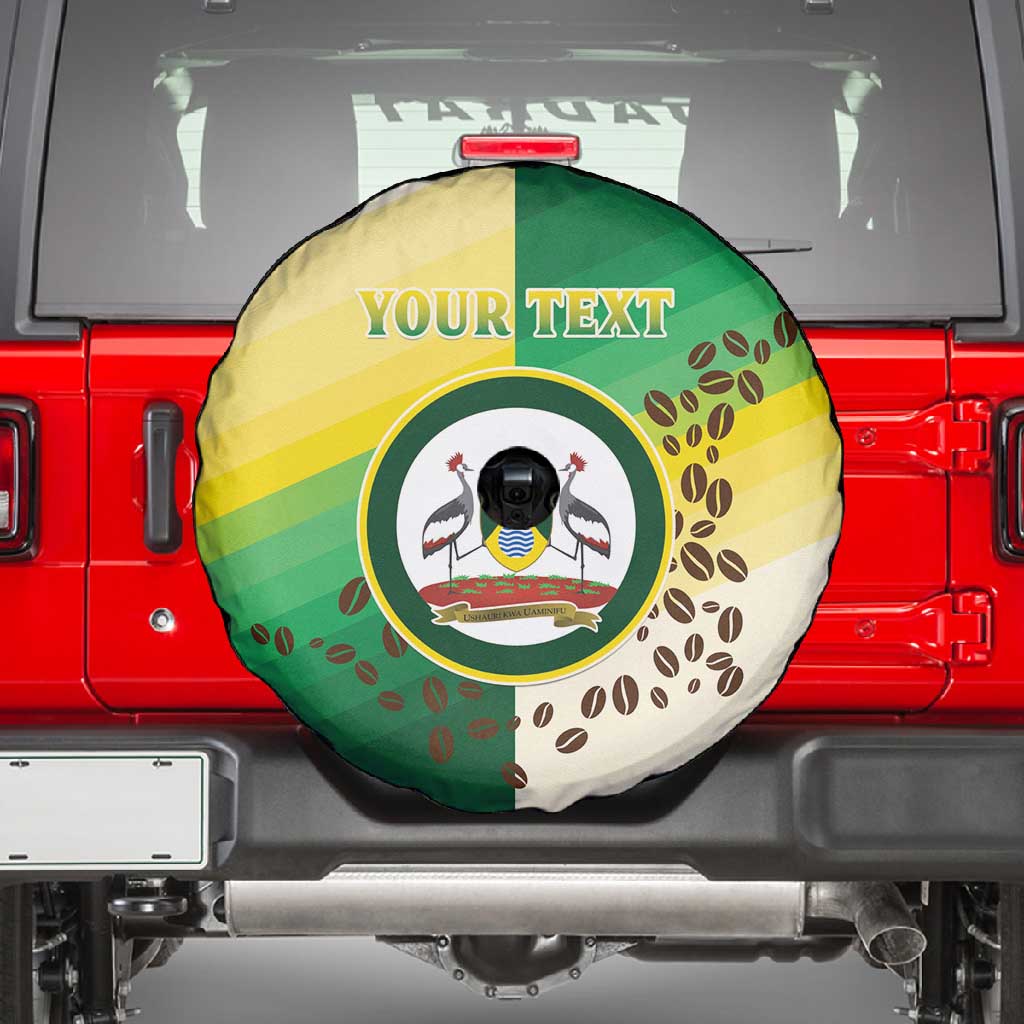 Personalised Nairobi Kenya Spare Tire Cover Coat Of Arms With Coffee
