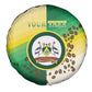 Personalised Nairobi Kenya Spare Tire Cover Coat Of Arms With Coffee